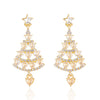 Colorful Rhinestone Christmas Tree Dangle Earrings for Women Zircon Star Year Earrings Girls Party Jewelry - Image 6
