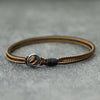 2mm Handmade Antique Rope Bracelet Simple Easy Hook Mens Armband Braclet - Image 4