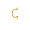 1PC 1PC Silver U-shaped Heart Star Flower Horse Eye CZ Cartilage Piercing Ear Bone Nose Ring Earring Jewelry - Image 18