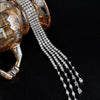 Light Crystal Meteor Long Tassel Brooch For Women Sweet Geometry Jewelry Party Gifts - Image 4