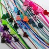 Braided Heart Rope Bracelet Adjustable in Many Colors - Image 1