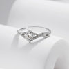 Crown Ring Delicate Lab Diamond Ring Silver For Women Wedding Engagement Jewelry - Image 6