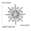 Christmas Classic Rhinestone Snowflake Brooches for Women Pearl Ice Crystal Pins Office Party Friend Year Gifts Accessories - Image 23