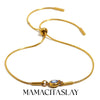 316L Stainless Steel Zircon December Birthstone Adjustable Bracelet Wrist Jewelry Women's Charm Bracelet - Image 14