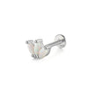 1PC Silver Crown Opal Piercing Earring for Women Ear Studs Cartilage Earring Body Jewelry Gift - Image 12