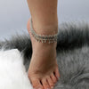 Boho Ethnic Bells Tassel Bracelet Anklet Summer Beach Party Vintage Carved Flower Foot Chains Bohemian Jewelry Accessories - Image 5
