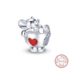 Charms Beads Pendant Silver Vintage Pattern Elephant Charms Fit Bracelet Pendant Women Jewelry Gifts - Image 10