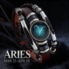 12 Constellation Zodiac Sign Charm Luminous Bracelets Men Women Vintage Multilayer Wrap Leather Bracelet Bangle Birthday Gift - Image 1