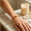 Minimalist Gold Plated Knot Cuff Bangle Bracelets For Women Stainless Steel Jewelry For Female - Image 4
