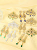Moroccan wedding boutonniere earrings set French court retro style ladies' jewelry set for weddings parties - Image 2