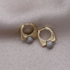Ball-Detail Stud Earrings with Multiple Color and Finish Options - Image 2