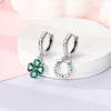 Small Hoop Earrings with Butterfly and Heart Motifs - Image 2