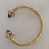 Stainless Steel Zircon Open Bracelet Titanium Steel Gold Plated Bracelet Women's Jewelry Gift - Image 7