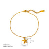 Summer Gold Color Anklets For Women Stainless Steel Firga Chain Feet Jewelry Layered Link Chain Accessory - Image 11