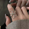 Vintage Personality Geometric Shape Simple Love Heart Rings for Women Unique Design Adjustable Open Mouth Rings Jewelry Gifts - Image 21