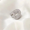 Zircon Rings for Women Open Stainless Steel Ring Aesthetic Wedding Jewelry Freeshipping Items - Image 6
