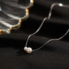Stering Silver Two Pearl Necklace Pendant for Women Jewelry Collarbone Chain Gift Accessories - Image 6