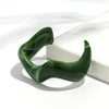 Wide Acrylic Cuff Bracelet with Irregular Geometric Design - Image 23