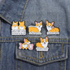3-5 Pcs Cute Animal Brooch Set Creative anime Enamel Pins Backpack Clothing Accessories Metal Badge Christmas gifts - Image 3