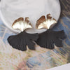 Ginkgo Biloba Dangle Earrings for Women Gold Color Metal Statement Drop Earrings Boucle D'Oreille Unusual Earrings - Image 12