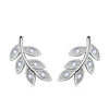 Silver Hollow Butterfly Stud Earrings For Women Jewelry Accessories Prevent Allergies - Image 7