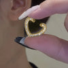 1pc Fake Piercing Heart Clip Earrings Female Delicate Zircon Buckle Ear Cuff Cartilage Ear for Women Jewelry - Image 7