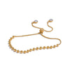Stainless Steel Beads Chain Adjustable Necklace Bracelet Bangle Gold Silver Color Zirconia Jewellery - Image 10