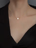 Silver White 6MM 8MM 10MM Mother of Pearl Pendant Necklace for Women Wedding Jewelry Accessories - Image 3