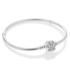 Bracelet Silver Charm Bracelet 17-20CM Golden Heart Love Key Clover Bracelet Bangle Women Jewelry Gift - Image 17