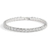 Silver 15/16/17/18/19/20/21 CM Tennis Bracelet Pave 3 MM Round Black Jet Zircon Elegant Jewelry For Women - Image 7