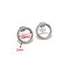 10pcs Stainless Steel Gold Silver Round Disc Earring Post W Loop Hammered Plate Earrings Base For Hypo-Allergenic Earring Making - Image 23