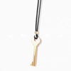Metal Key Shaped Pendant Necklace For Women Girls Simple Long Wax Rope Sweater Chain Accessory Gifts - Image 5