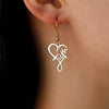 Faith Heart Earrings Stainless Steel Jesus Love Family Dangle Earring Christian Inspirational Jewelry Birthday Gift - Image 3