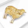 Enamel Zodiac Goat Brooches for Women Unisex Animal Pins Casual Party Jewelry Accessories Gifts Decoration - Image 4