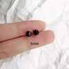 Silver Jewelry Women Cute Tiny Clear Crystal CZ Stud Earrings Gift for Girls Lady - Image 7