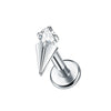 1Pc Titanium Cz Crystal Ear Cartilage Tragus Helix Daith Piercing Internal Thread Lip Stud Labret Piercing Body Jewelry 16G - Image 25