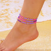 Simple Double Zircon Cross 8 Shape Word Anklet For Women Hollow Love Heart Thin Chain Anklets Beach Foot Minimalist Jewelry - Image 14