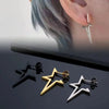 Harajuku Punk Big Star Earring Irregular Hollow Out Alien Metal Pentagram Ear Stud for Women Cool Girl Y2K Jewelry Har - Image 2