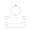 Silver 13mm Oval Pendant Inlay CZ Zircon Charm Bracelet Chain Jewelry Crystal Jewels - Image 6
