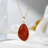 1pc Stone Irregular Pendant Necklace Pink Crystal Amethyst Tiger Eye Necklace Pendant for Women Couple Jewelry Gift - Image 11