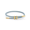 Multicolor Cord Bracelet with Adjustable Wire and Charm Detail - Image 6