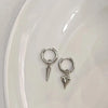 Punk Long Heart Star Pendant Earrings For Women Simple Geometric Circular Ear Buckle Jewelry Gift - Image 7