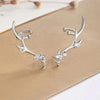 Antler Elk Earrings for Women Piercing Female Clime Earrings Daily Wear Party Temperament Sweet Jewelry - Image 7