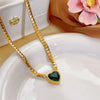 3316L Stainless Steel Jewelry Vintage Minimalism Lovers Love Heart Cuban Chain Choker Necklaces Pendants For Women - Image 8