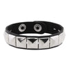 Wide PU Leather Bracelet Punk Bracelet Adjustable Goth Cuff Bracelet Gothic Rivet Buckle Wristband For Women Mens Jewelry - Image 15