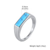 Stone Signet Ring for Men, Gold Silver Plated Stainless Steel Finger Band for Dad Boyfriend Valentine's Day Gifts - Image 7