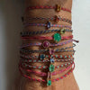 W Multicolor Crystal Braided Rope Bracelet For Women Gemstone Charms Adjustable Thread Bangle Bohemian Beach Ladies Jewelry - Image 4