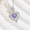 Elegant Style Heart shaped Pendant Necklace Hollow Design Mother's Day Gift Party Suitable for Friends Without Box - Image 13