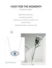 MODIAN 925 Sterling Silver Sea Blue Eye Zirconia Pendant Necklace link Chain Trendy Stackable Neck For Women Fine Jewelry Gifts