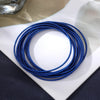 Stainless Steel Spring Bracelet Set Bohemian Style Color Bracelet 12 Laps Set Gift - Image 16